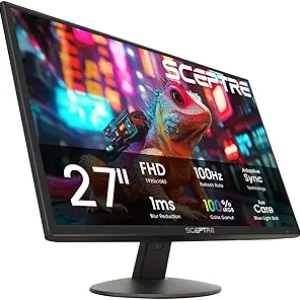 27-inch 100Hz Gaming Monitor with 1ms Response Time & Built-in Speakers