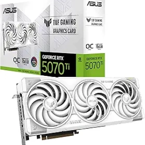 ASUS TUF Gaming RTX 5070 Ti 16GB White OC - Professional Grade GPU