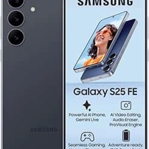 Samsung Galaxy S25 FE 256GB Unlocked Android Smartphone - AI Camera, 6.7" Display, 4900mAh Battery