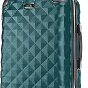 Kenneth Cole REACTION Diamond Tower 20-Inch Hardside Spinner Luggage - Deep Teal
