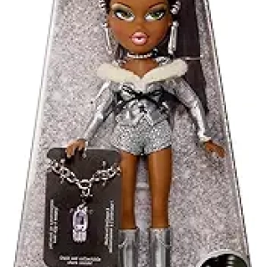 Bratz Charmz Sasha Fashion Doll with Silver Charm Bracelet - Collectible