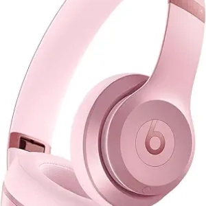 Beats Solo 4 Wireless Headphones - 50 Hour Battery, Spatial Audio, Metallic Pink