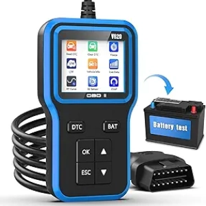 OBD2 Scanner with Battery Tester - Professional Car Diagnostic Tool for All Vehicles Since 1996