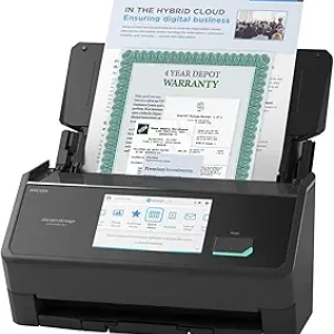 ScanSnap iX2500 Premium Wireless Document Scanner | 45ppm High-Speed with 5" Touchscreen