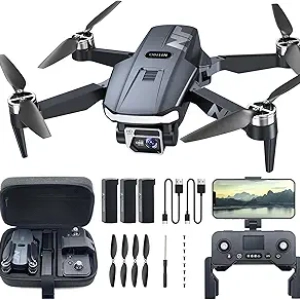 4K GPS Drone for Adults - 90 Min Flight, No FAA Registration, Auto Return