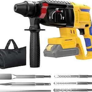 SDS Cordless Rotary Hammer Drill 20V Brushless Motor - DeWalt Compatible