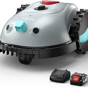V100 Robotic Lawn Mower | AI Vision Navigation & Smart Obstacle Avoidance