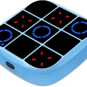 Tic-Tac-Toe Bolt 4-in-1 Handheld Puzzle Game Console | Electronic Brain Games for Kids & Adults