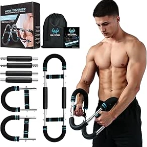 Adjustable Twister Arm Trainer - 6 Resistance Levels, Portable Chest Exerciser for Men & Women