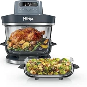 Ninja Crispi Pro 6-in-1 Glass Air Fryer | 6qt & 2.5qt Containers | Non-Toxic