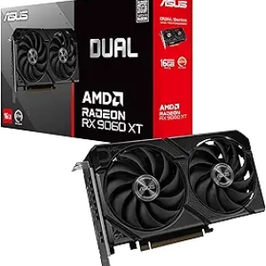 ASUS Dual Radeon RX 9060 XT 16GB Graphics Card | PCIe 5.0 Gaming GPU