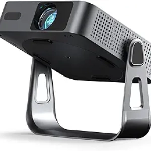 Ultra-Thin 1.81" Smart Mini Projector 1080P Native - WiFi 6, Auto Focus, 4K Support