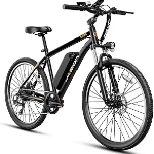 Jasion EB5 750W Electric Bike - 40 Miles Range, 20MPH Mountain E-Bike for Adults