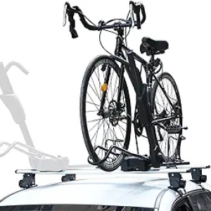 SYDSZ Upright Roof Bike Rack - Universal Car Roof Mount for 1 Bike