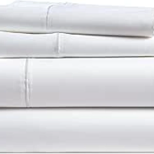 100% Egyptian Cotton Queen Sheet Set - Cooling, Soft & Hotel Luxury Sateen Weave