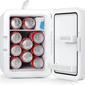 Antarctic Star 10L Portable Mini Fridge - AC/DC Cooler for Bedroom, Office & Dorm
