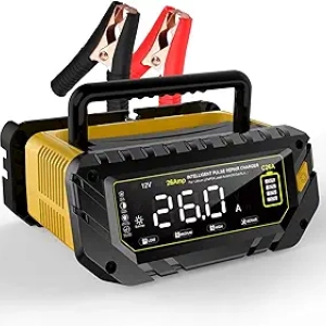 Haisito 26A Smart Battery Charger - 6V/12V/24V Auto Maintainer for Lead-Acid & Lithium