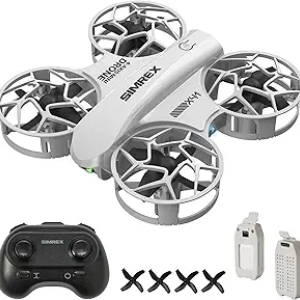 SIMREX Mini Drone for Kids & Beginners - RC Quadcopter with Altitude Hold & LED Lights