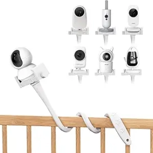Universal Baby Monitor Bracket - Flexible Mount for GHB, HelloBaby, VTech & More