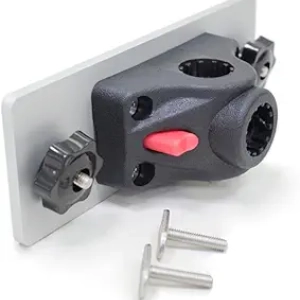 Universal 360° Rotating Fishing Rod Bracket for Boat Track Systems