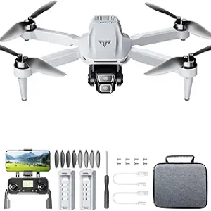 GPS Drone with Dual 4K UHD Cameras | No FAA Registration | 50-Min Flight