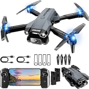 1080P Mini Drone for Beginners - WiFi Camera Drone with Gesture Control & App