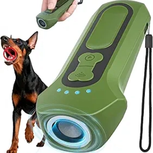 Ultrasonic Dog Bark Deterrent Device - 65FT Portable Anti-Barking Training Tool