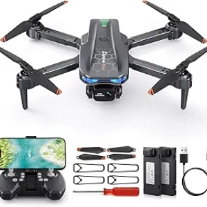 T29 Foldable Drone with 1080P Camera - Kids & Beginners Quadcopter with 2 Batteries