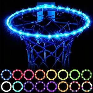 16 Color LED Basketball Hoop Light - Remote Control Waterproof Outdoor Lights
