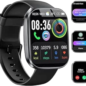 AI Smart Watch with ChatGPT - 1.91" Bluetooth Calling Smartwatch for Men & Women