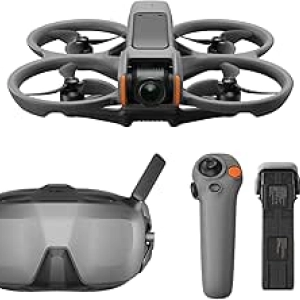DJI Avata 2 Fly Smart Combo - 4K FPV Drone with Goggles & 3 Batteries