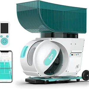 PONGBOT PACE S Tennis Ball Machine - App Control, 80mph, 150 Balls