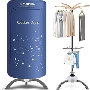 900W Portable Clothes Dryer - Fast Drying, Foldable & Quiet for Apartments, RVs & Travel
