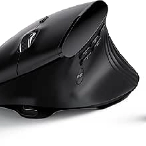 Ergonomic Vertical Wireless Mouse with 9 Programmable Buttons & 8K DPI