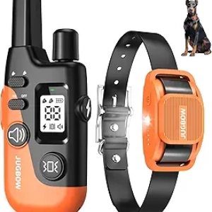 Jugbow 4200FT Dog Shock Collar with Remote - IPX8 Waterproof E-Collar for Medium Large Dogs