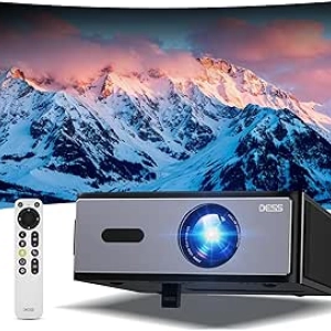 Dess C4 Pro ATV1 Smart Projector - WiFi & Bluetooth Video Projector