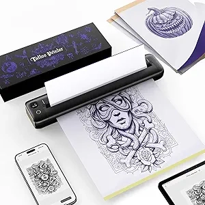 Rongta F81S Wireless Thermal Tattoo Printer - Professional Stencil Printer for Artists