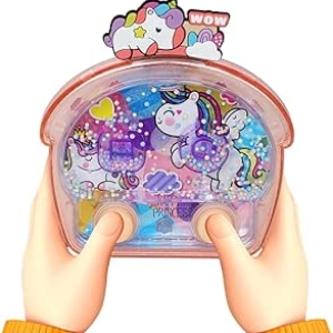 Handheld Water Game Dinosaur & Unicorn Toys – Screen-Free Travel Game for Kids Ages 3+