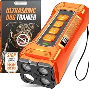 Ultrasonic Dog Bark Deterrent Device | 50ft Range Anti-Barking Control Tool