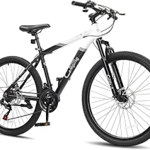 26/27.5" Mountain Bike 21 Speed - Lightweight Aluminum Frame, Dual Disc Brakes
