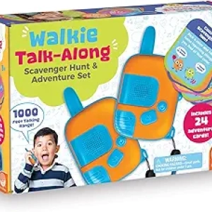 Kids Walkie Talkies & Scavenger Hunt Set - 1000ft Range Adventure Game