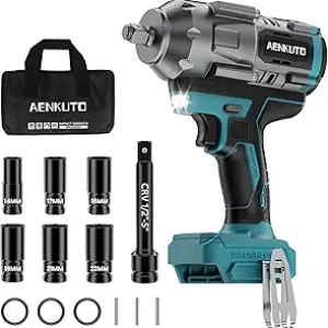 Cordless Impact Wrench for Makita 18V - 1500Nm Brushless Power Tool (No Battery)