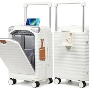 20 Inch Carry On Luggage with USB Port & TSA Lock - Airline Approved Hardshell Suitcase
