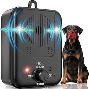 Ultrasonic Anti Barking Device - Rechargeable Dog Bark Control with 3 Modes