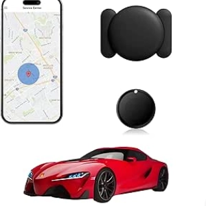 Mini Magnetic GPS Tracker for Vehicles - IP67 Waterproof Real-Time Tracking, No Monthly Fees