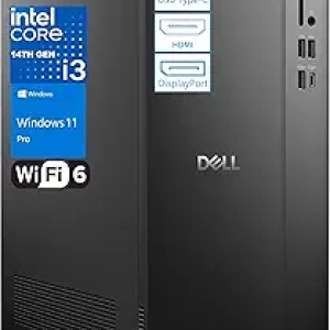 Dell Tower Desktop PC ECT1250 - 14th Gen Intel i3, 8GB DDR5, 512GB SSD, Windows 11 Pro