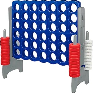 Giant 4-in-A-Row Outdoor Game | Oversized Yard Game for Families