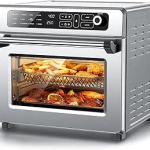 25QT Air Fryer Toaster Oven Combo - 12-in-1 Large Convection Oven