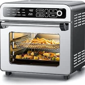 18QT Air Fryer Toaster Oven Combo - 12-in-1 Digital Convection Oven, 1750W