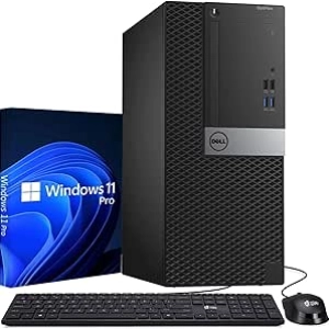 Dell Tower Desktop PC Intel Core i7-7700 | 8GB RAM 256GB SSD | Windows 11 Pro
